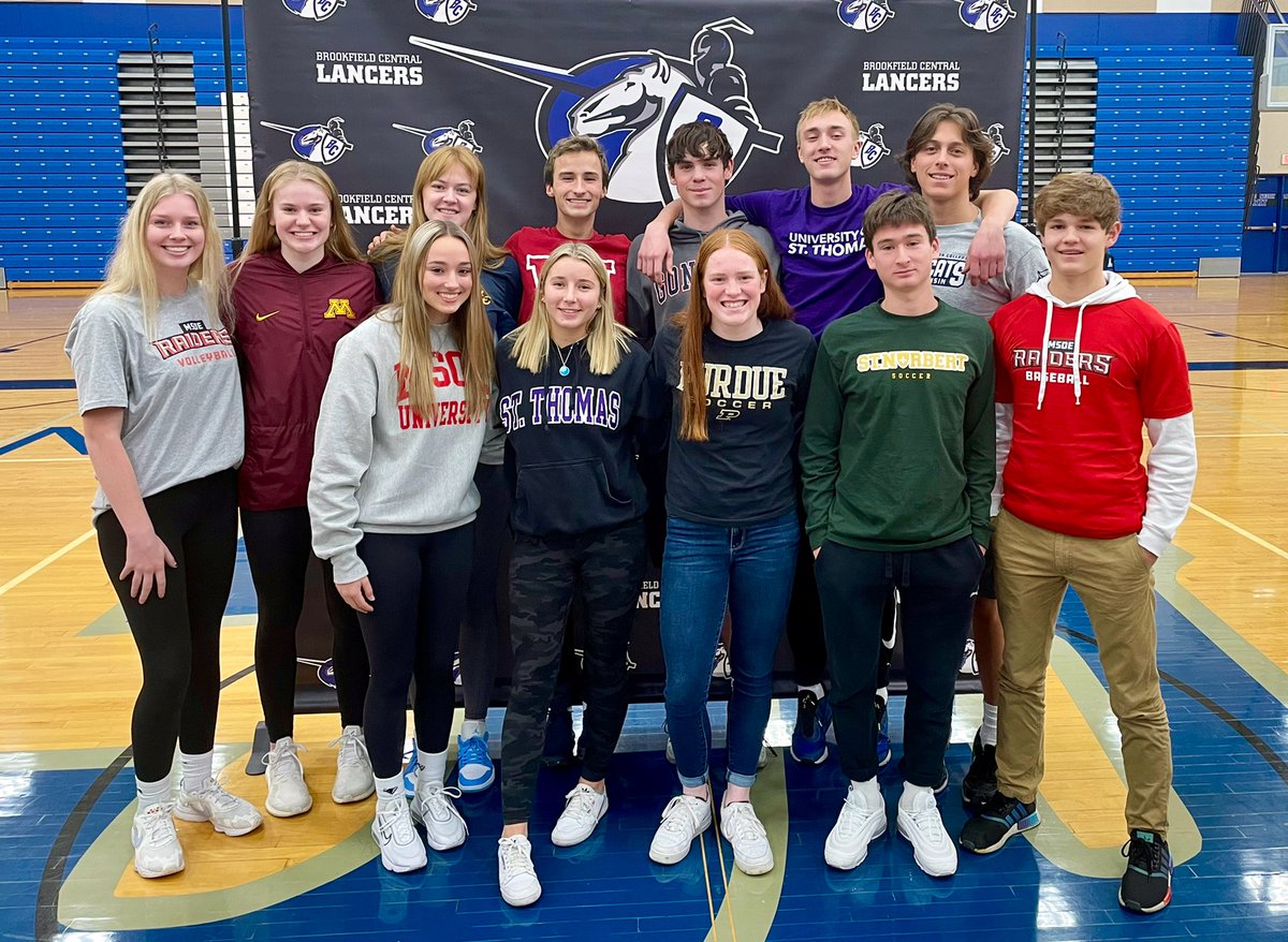 Brookfield Central HS on Twitter "National Signing Day at BCHS_SDE