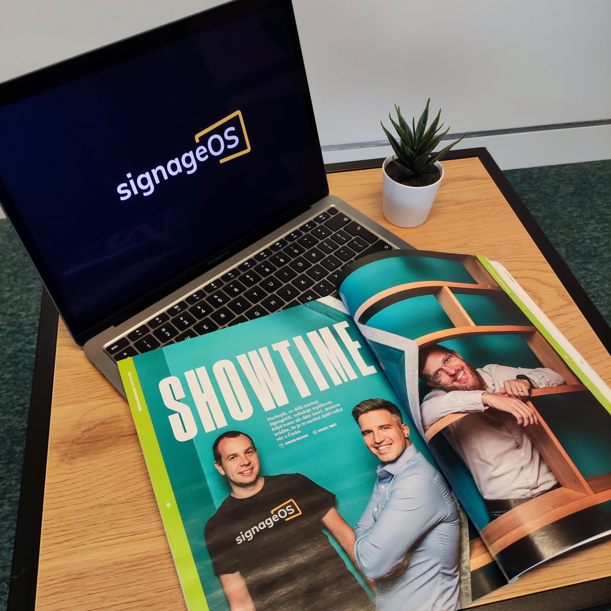 signageOS's tweet photo. We've been featured in the Autumn 2021 #ForbesNEXT by @ForbesCesko as a "One to Watch" startup! 🎉🎉 We'd like to thank the team at Forbes for honoring us with a full five page article. 😀🥂🥂 https://t.co/F3XdvQ6m44