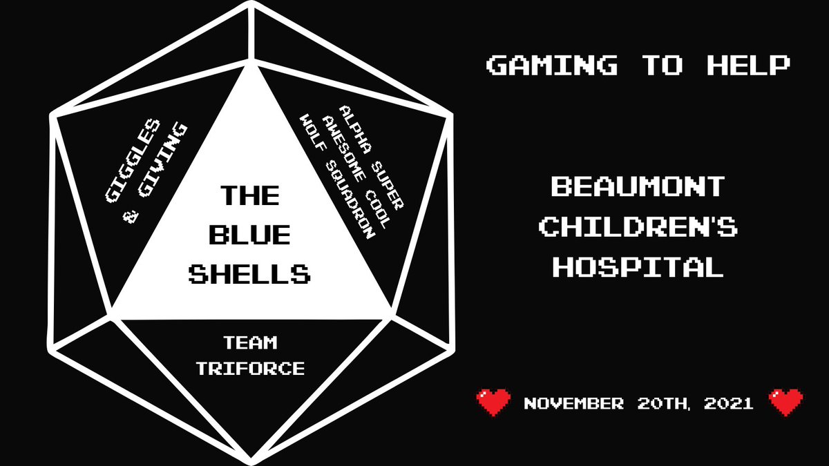 LiquidWeb's tweet image. The Blue Shells team is gaming on November 20th for Beaumont Children&apos;s Hospital. lqwb.us/3BVhPX8

#EXTRALIFE #KidsCantWait #LiquidWebFun