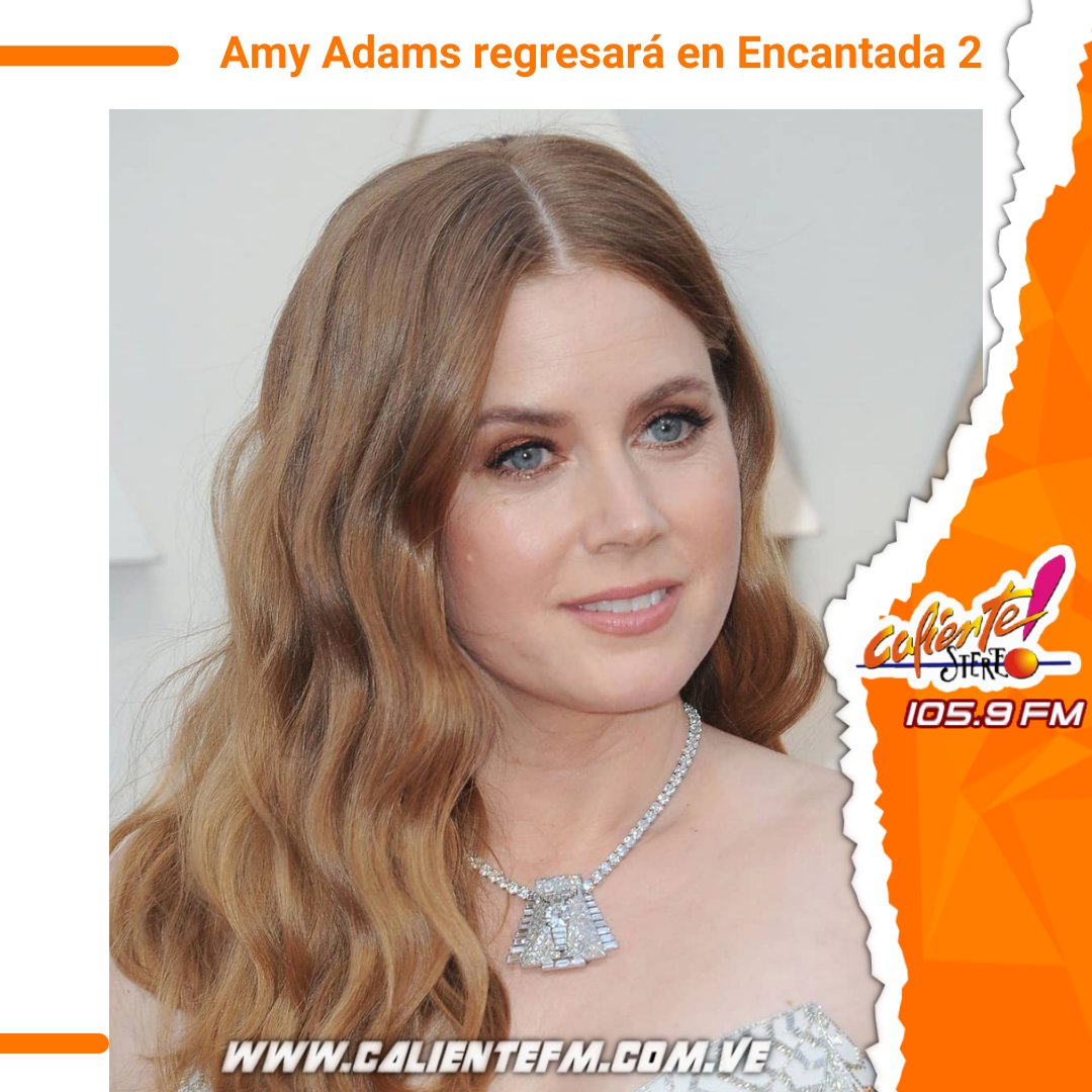 calientestereo's tweet photo. ¡Amy Adams regresará como la princesa Giselle!

La actriz interpretará al personaje en la secuela de la película Encantada a estrenarse el próximo 22 de noviembre en Disney+.

#somoscaliente 
#calientefm
#poderderadio 
#apoyandoaltalento
#venezuela https://t.co/TiGpk5WFYZ