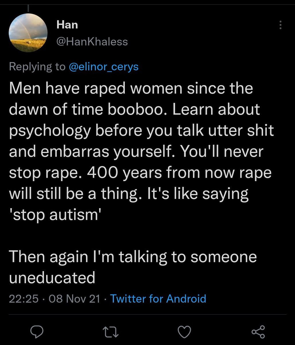 FlopsyPickle's tweet photo. Seeing the tweets from this thread aren’t surprising sadly. Men making disgusting comments about victims, either because they think it’s funny, or because they really feel that way. They wonder why we feel let down & threatened by them. Here’s a few of their tweets #c4rape https://t.co/txwxsCMgAn