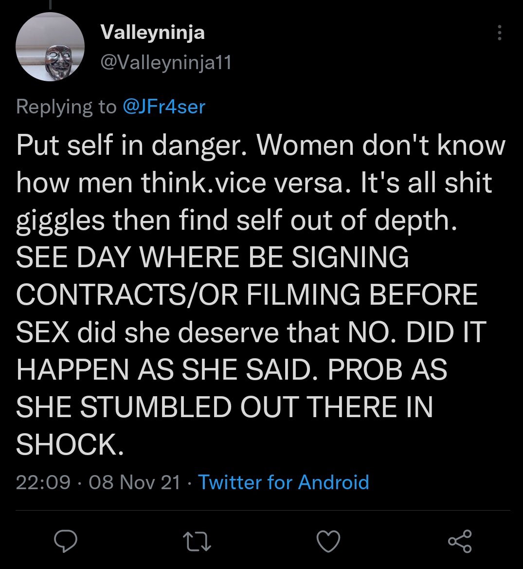FlopsyPickle's tweet photo. Seeing the tweets from this thread aren’t surprising sadly. Men making disgusting comments about victims, either because they think it’s funny, or because they really feel that way. They wonder why we feel let down & threatened by them. Here’s a few of their tweets #c4rape https://t.co/txwxsCMgAn