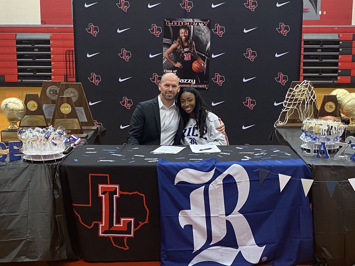 It was a great morning to celebrate one of our own Redhawks <a href="/jazzy_owens30/">Jazzy Owens-Barnett</a> signing to Rice. We are so proud of you! Go Redhawks!!!