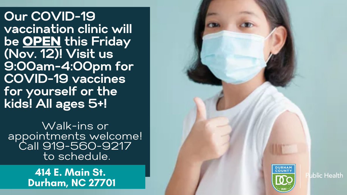 Durham County Department of Public Health (DCoDPH) tweet media