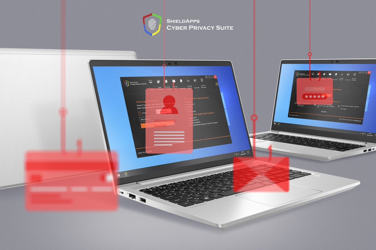 ShieldApps's tweet image. PROTECT: Guard against attempts to steal your personal information on your critical devices.  Visit our website for more information on our products  shieldapps.com/products/cyber…  #shieldapps #softwareinnovations #computersoftware #cyberprivacy #antivirus #privacyshield
