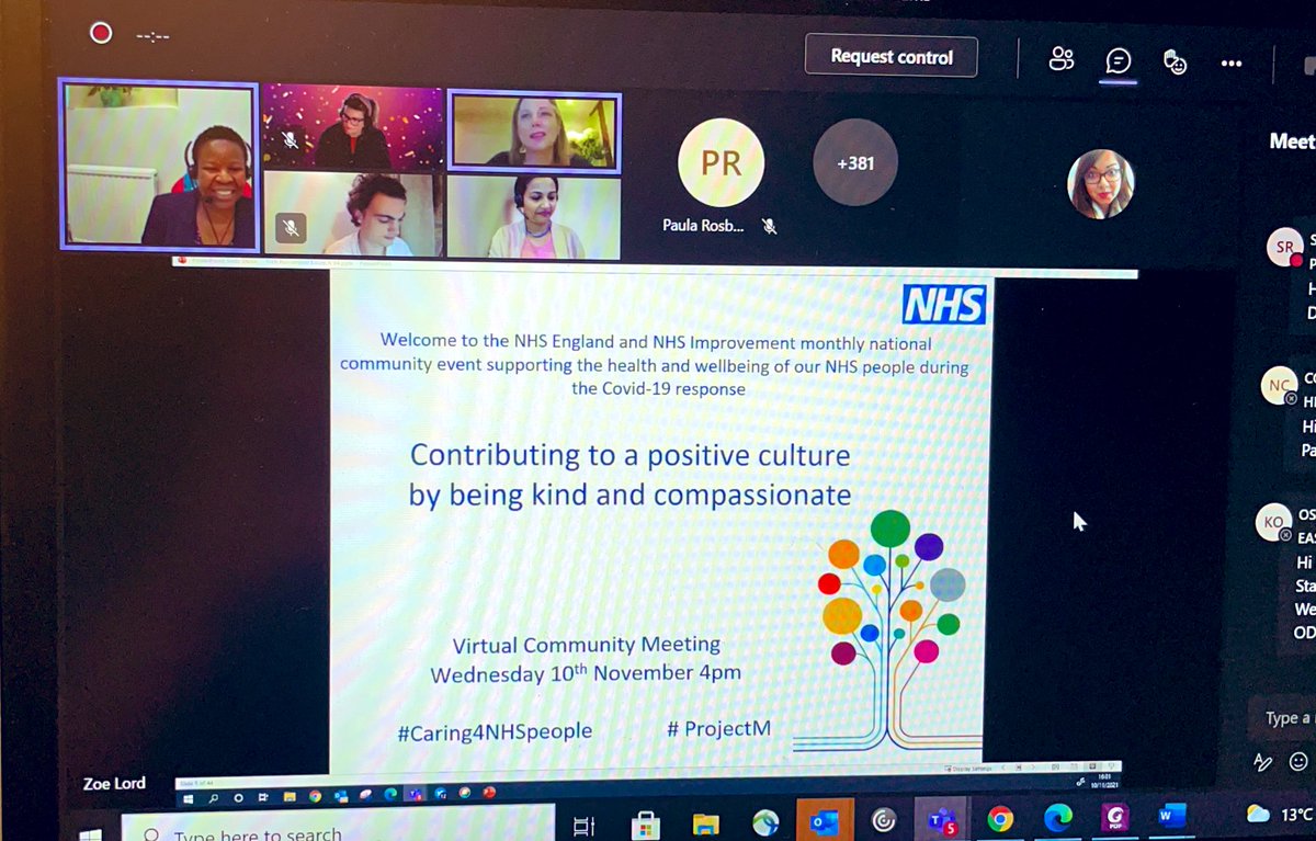 A day of learning in between meetings today. Great session from @SELA_NHS  this morning on #ReachingOut course focusing on improving patient public involvement. Now looking forward to learning about using kindness to contribute to a positive culture #Caring4NHSpeople #ProjectM