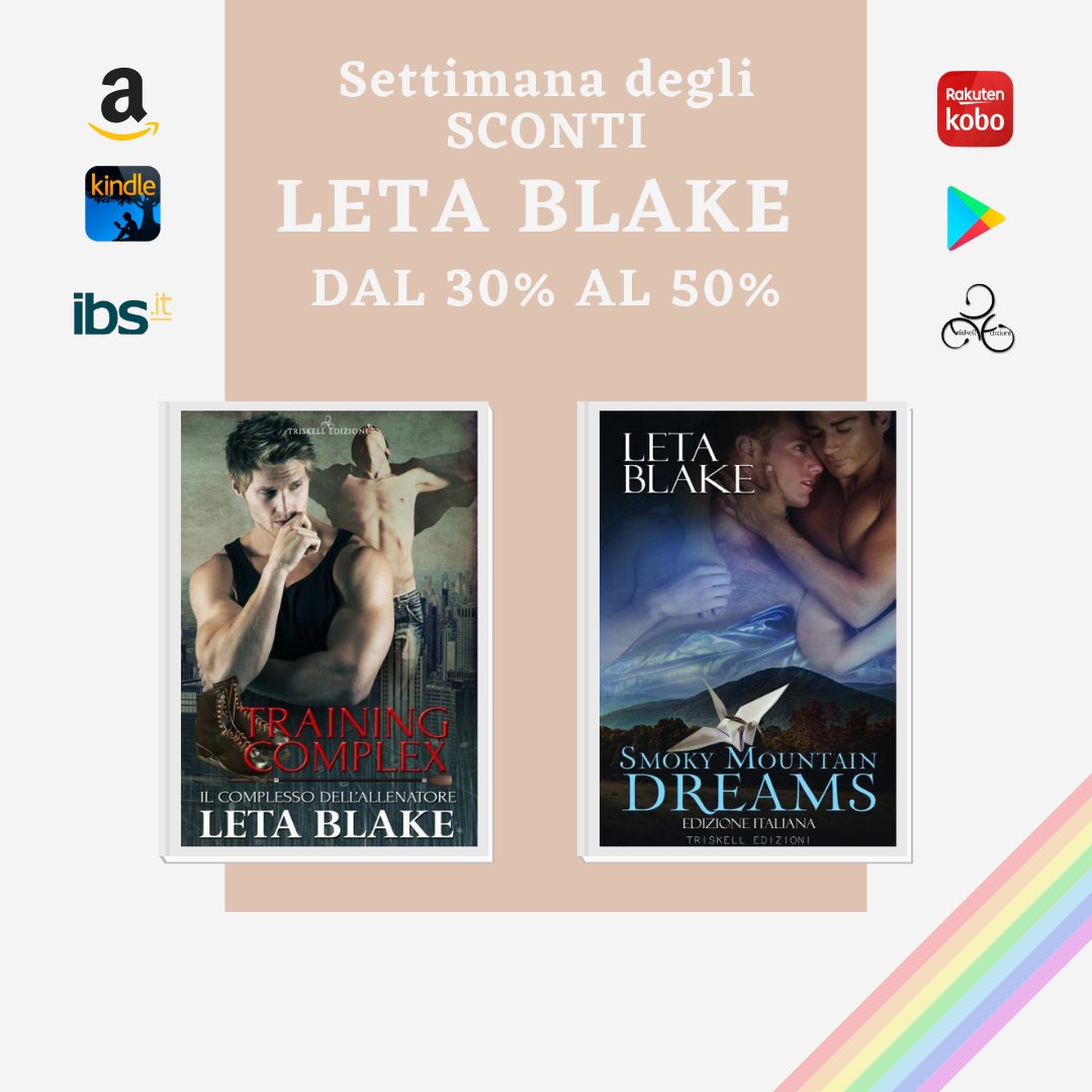 📌 Offerta a tempo limitato!

Su tutti gli store principali e sul nostro sito trovate questi titoli in formato ebook scontati dal 30% al 50%! 👇

📚 "Vespertine" 
📚 "Training Season"
📚 "Training Complex" 
📚 "Smoky Mountain Dreams"

Condividete la notizia e buona lettura! 🥰