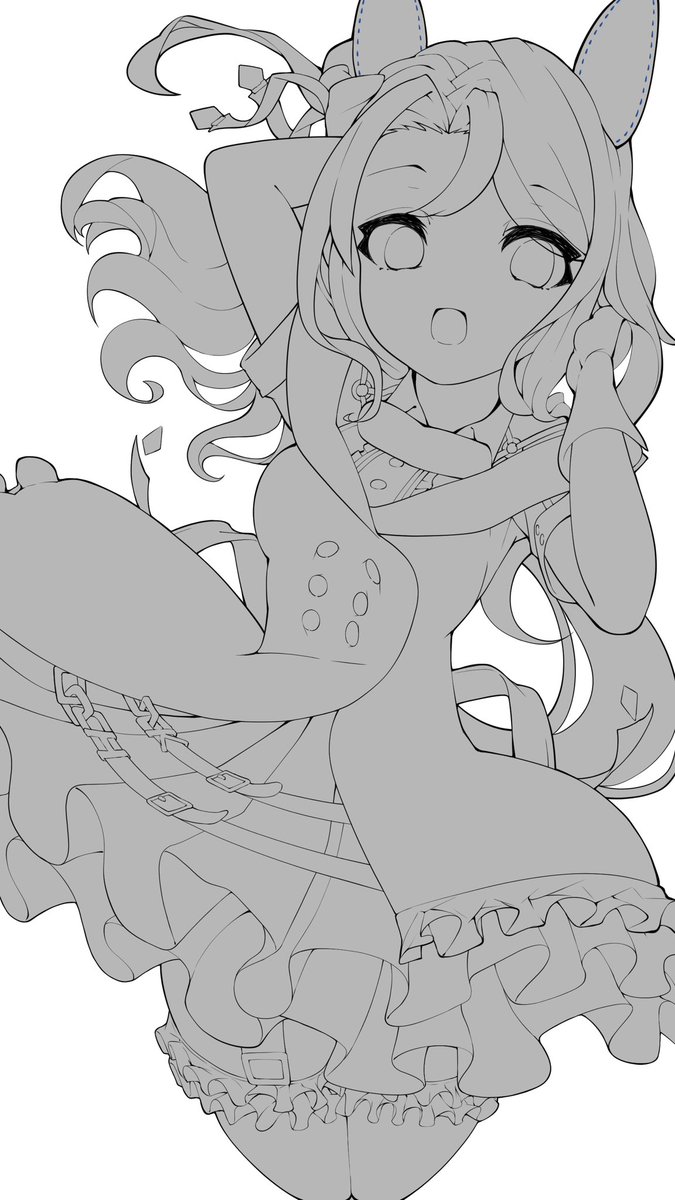 これはジョーダンを描きはじめたせいで一生塗りに入らないキング
へっぽこと叱ってくれ。。。 