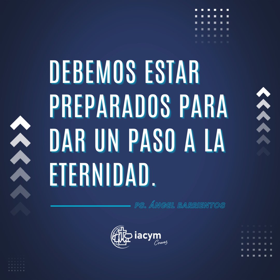 IacymComas_'s tweet photo. 🔵VIVE LISTO PARA PARTIR🔵
Génesis 49:28-33
Aprovechemos el tiempo que Dios nos ha dado en la Tierra y bendigamos a nuestros seres queridos porque nadie sabe cómo ni cuándo partiremos✨.
#TodosEnCasa #IglesiaEnCasa #lacymComas #SomosFamilia #Vive #Eternidad #Vida https://t.co/OXu5UMQ4DD