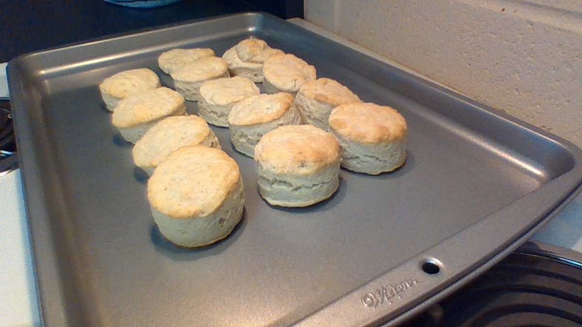 HFaulknerLHS's tweet photo. The students' first attempt at biscuits was a success!  I'm proud of their work! https://t.co/ZIAgxV9kcQ