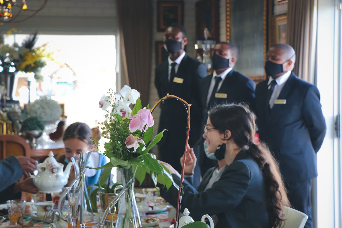 Afternoon ☕️ for girls and etiquette lessons by Butlers. Thank you to St Cyprian’s School for your lovely visit! Thank you @lucillejoygomes @iamastcypriansgirl #ButlerSchool #ButlerAcademy #ButlerService #ButlerTraining #Butler #ModernButlers #LifestyleManager #HouseholdManager