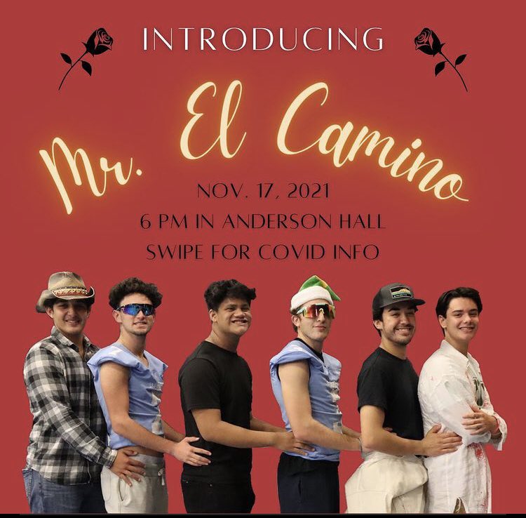 asb_ecr's tweet photo. Introducing, Mr. El Camino! Mr. El Camino will take place November 17th at 6 PM in Anderson Hall. Click the link in the bio to purchase tickets. #ELCOPRIDE 💙🤍 https://t.co/BmHW2IgCBk