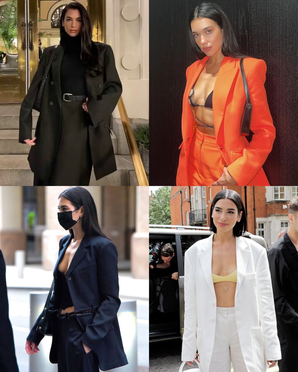 addictionlipa's tweet photo. dua lipa in suits appreciation tweet. https://t.co/XZimn6ssve