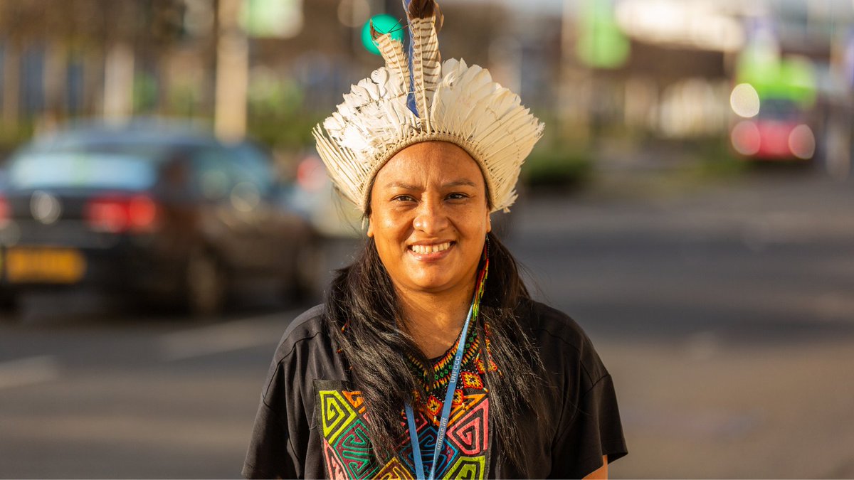 “What will you say to your children and grandchildren when they ask how you cared for the earth? My people say we are united with mother earth and we must defend her.”
 
We were also joined by Jocabed Solano, an indigenous rights and climate change activist from Panama.