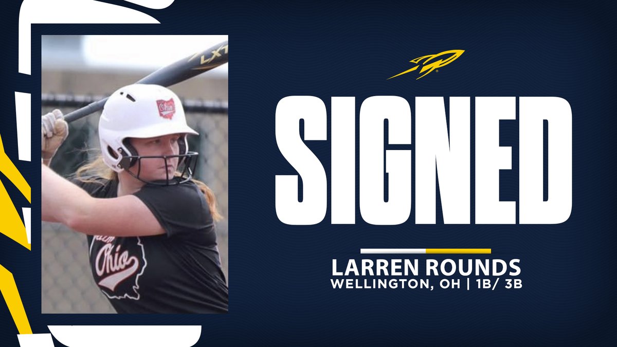 Please welcome our second signee and newest Rocket🚀🚀🚀 #GoRockets 
🥎 Larren Rounds | Wellington, OH | 1B/ 3B