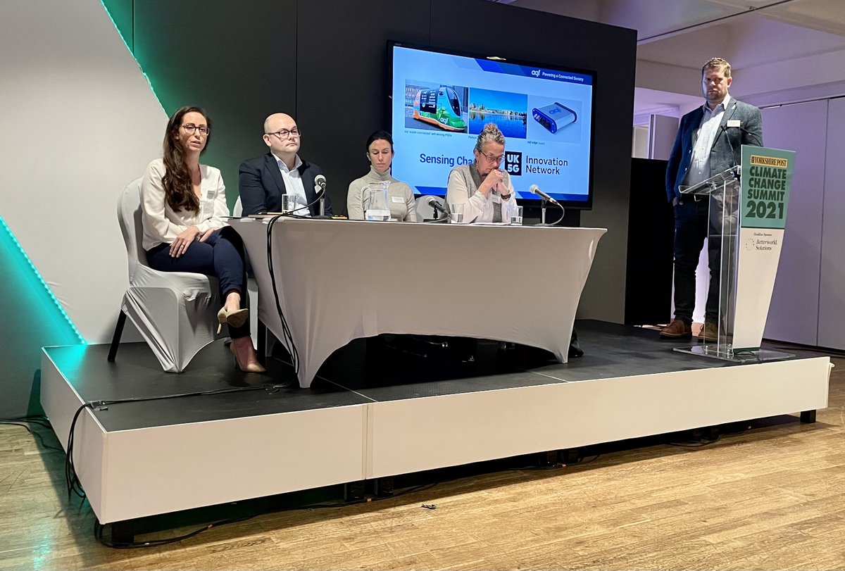 BlueWaveIoM's tweet photo. Our Managing Director, @S_LanganNewton was part of @yorkshirepost's #ClimateChange Summit today discussing ‘Delivering Net Zero Transport &amp; Connectivity’ and how the convergence of technologies will enable this to happen. #YPclimatechange https://t.co/SWIHGi0lOD