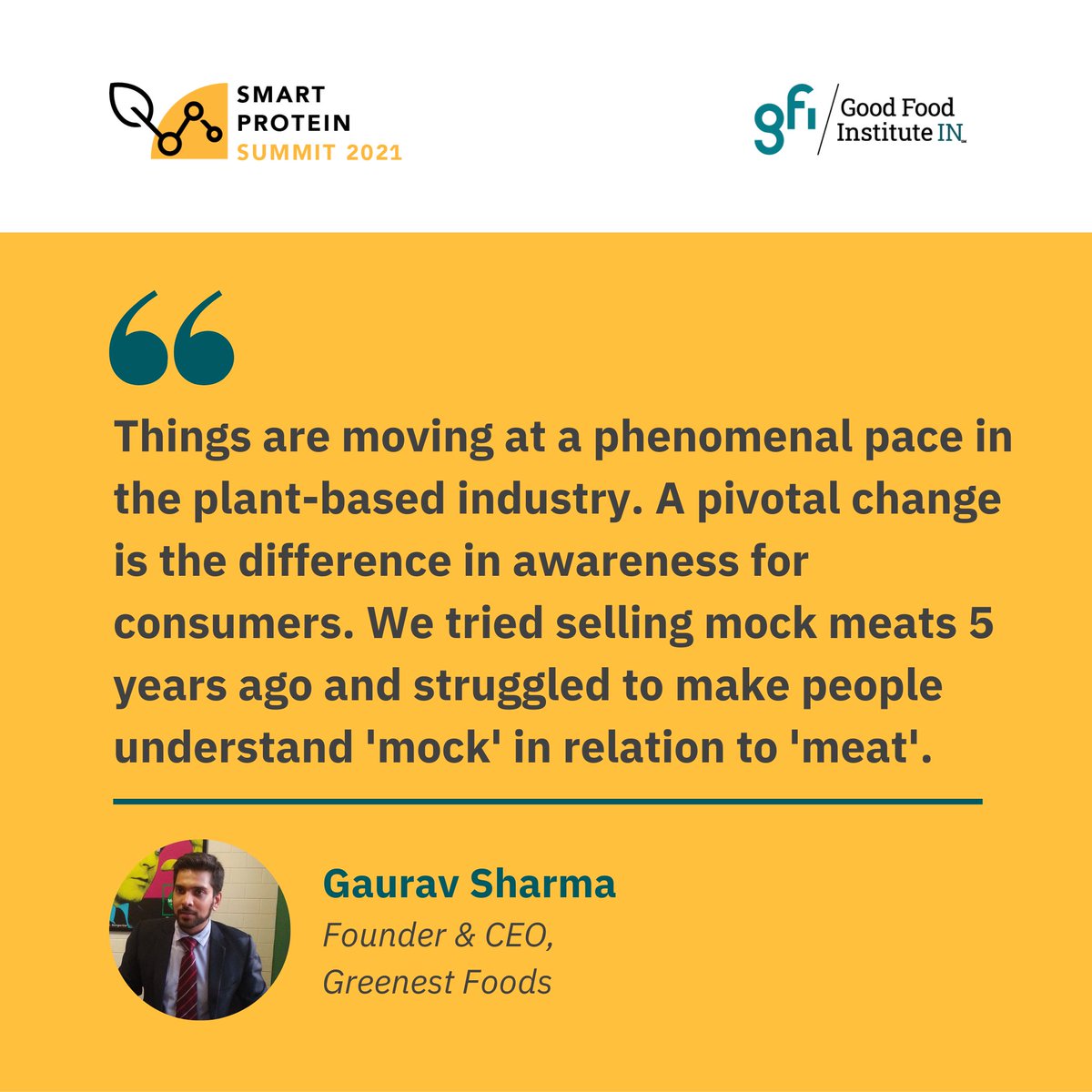 GoodFoodIndia's tweet photo. We're done and dusted with Day 1 of the #SmartProteinSummit! Today we mapped the State of the Industry, celebrated wins we've borne witness to & dived into the challenges that we need to overcome. It's surreal to see how far we've come, but there's plenty still to do! 🌱🚀 https://t.co/b6rmWugfY9
