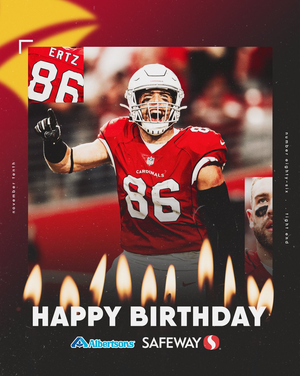 AZCardinals's tweet photo. It's a good day in the desert.

RT to wish @ZERTZ_86 a #HappyBirthday 🎂 https://t.co/TBTBGv6QjF