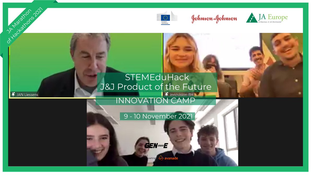 JA_Europe's tweet photo. ..And the winner is the group INNOVISION from Bahrain and Luxembourg! Congratulations!
They come up with an innovative solution: an app called ADDIS, that helps consumers monitor the health of their teeth through scans.
#STEMEduHack https://t.co/XhtnhBTKak