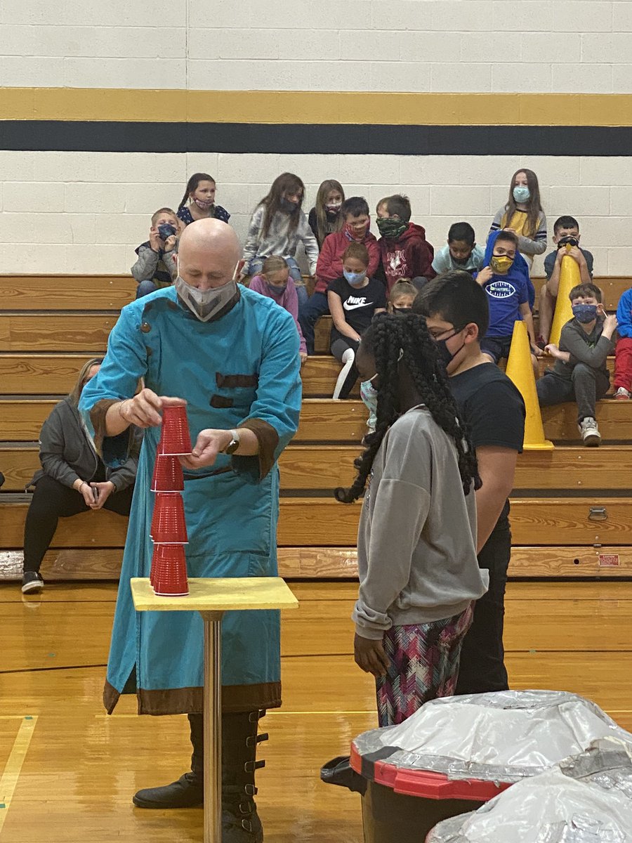MrsMerwinJHIS's tweet photo. JHIS students loved today’s fun and interactive Extreme Science assembly! Thanks again to our JHIS PTA for providing us with this experience! #WErTJ #JHIS #JHISPTA https://t.co/6dJK9etOT5