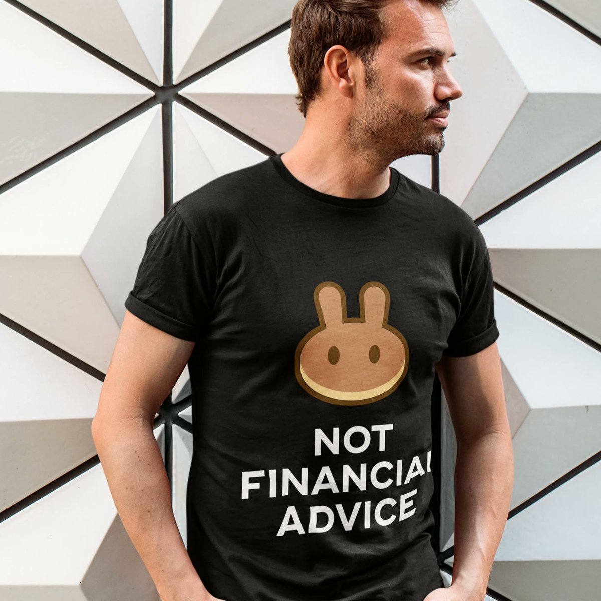RimauCorp's tweet photo. CAKE. Not Financial Advice. https://t.co/WA1y7pIr1h #CAKE #PancakeSwap #crypto #tshirtdesign available at #teepublic #spreadshirt #designedbyhumans and #threadless. New #cryptoart #tshirt from #rimaucorp. #blockchain #cryptocurrency #hodl #hodlgang #staking https://t.co/TUsU5ufpFB