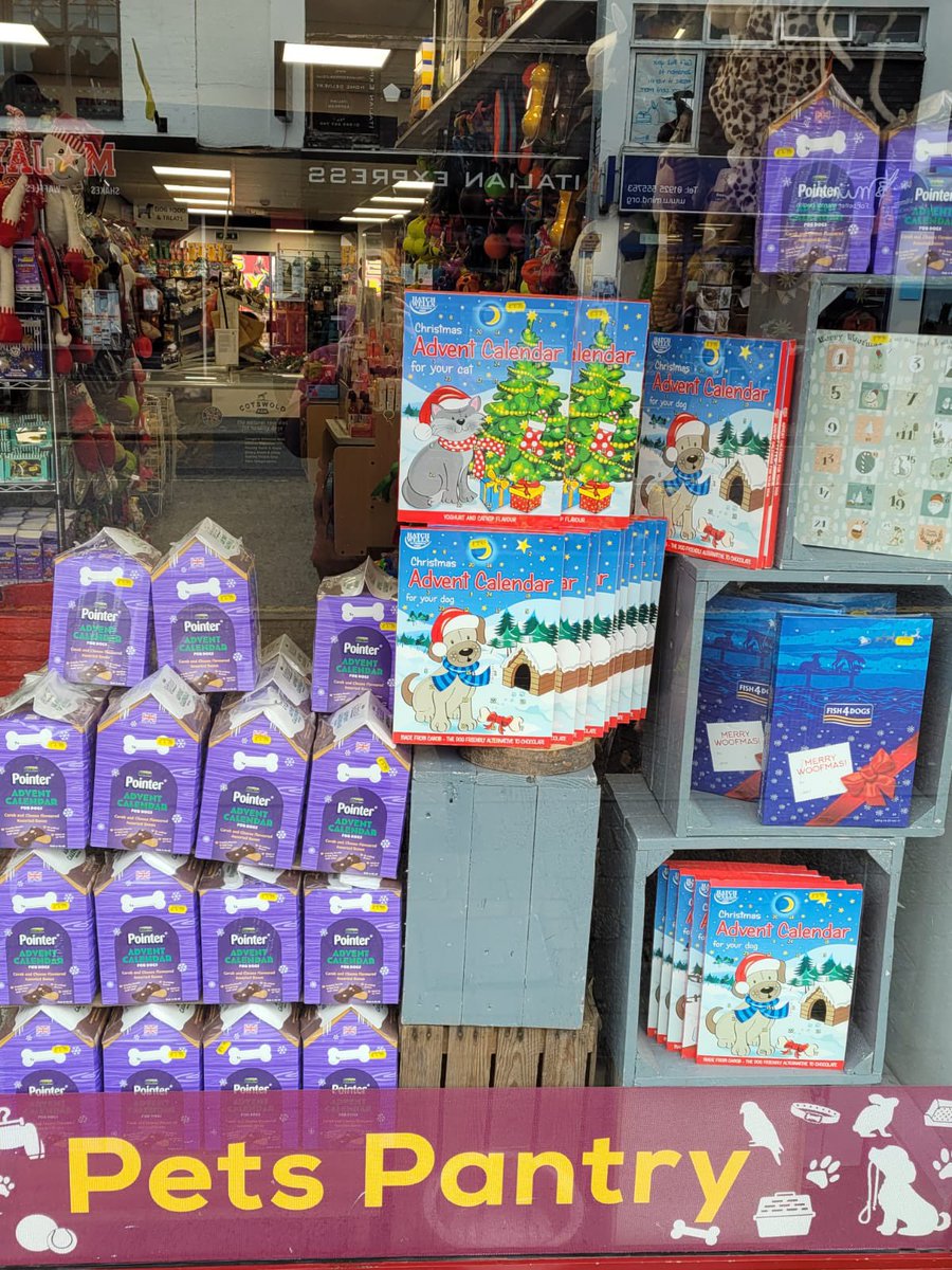 PetsPantryWA4's tweet photo. We have all the Dog ๐ถ & Cat ๐ Advent Calendars. Easy Pick up - Pay at till. When there Gone there Gone #stocktonheath #stocktonheathpetshop #stocktonheathpets #stocktonheathdogs #warringtonpets #warringtondogs https://t.co/5EssDt5iu7