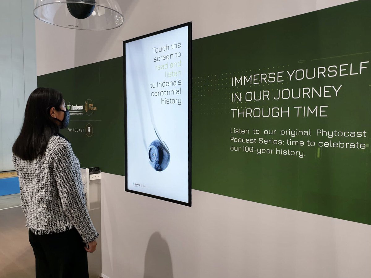 IndenaSpA's tweet photo. Second day of #CPhIWorldwide is about to end, nonetheless our teams & visitors are enjoying listening to our #Phytocast series podcast, available here https://t.co/LDJDxTqqUe https://t.co/ocXa1BfEfo