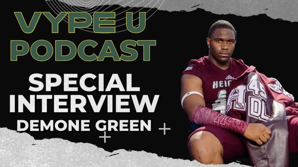 WillTurboff's tweet photo. Today we premiere a Special Interview with DeMone Green ahead of tomorrow’s full VYPE U Podcast
DeMone and I had a chance to talk about the Heights’ upcoming playoff game, his recruitment, and what being #HeightsStrong means this week
🔗: https://t.co/9ZSlVla4Cz https://t.co/62IYI4sDBV