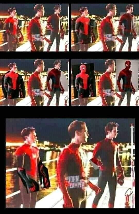 somosgeeksnews's tweet photo. ¿Espera que? Peter lo hace de nuevo.... 🤯

¿#SpiderverseConfirmado? https://t.co/UWLN4cDahe
