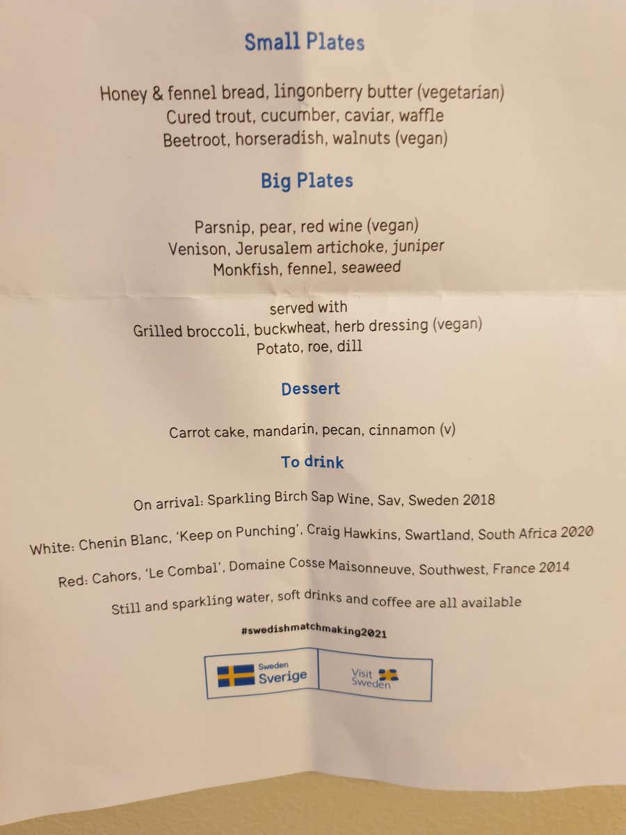 PutneyTravelCo's tweet photo. Many thanks @SunvilTeam @visitsweden for a delicious lunch and chance to talk #Sweden today
Can't decide what was best  - cured trout, monkfish or venison
#inspiring https://t.co/Gs0JmB8dv7
