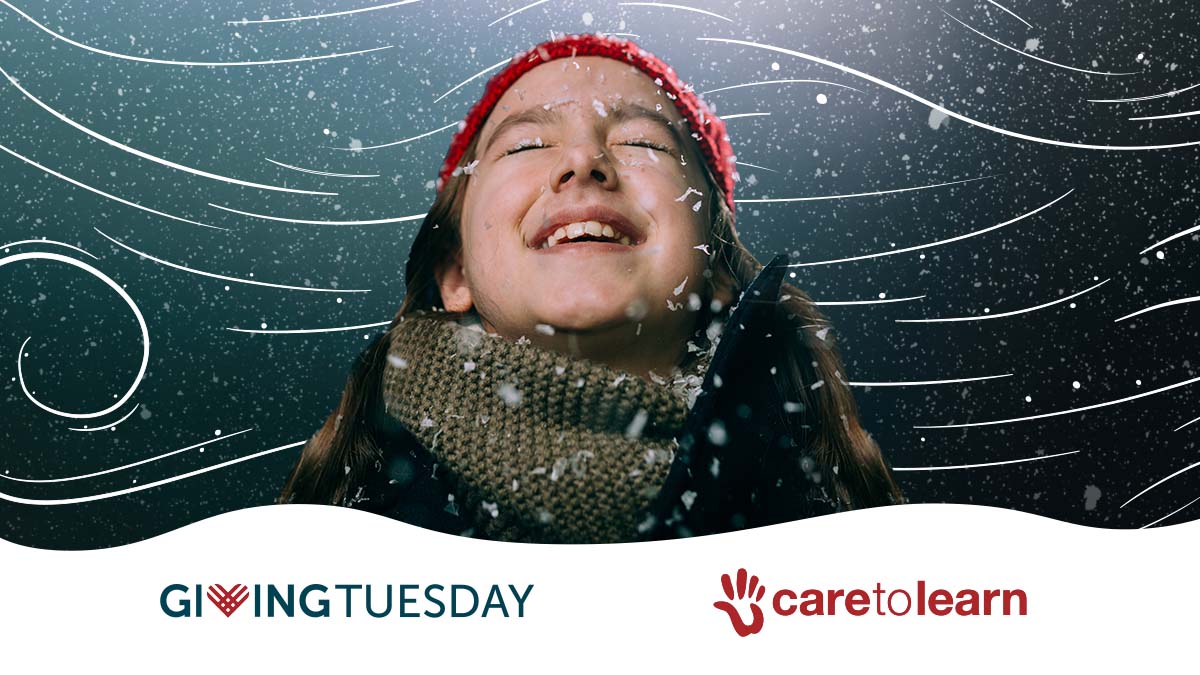 CaretoLearn's tweet photo. A hat can make a BIG difference for those who don’t have one. When your head is covered, your whole body is warmer. The warmer you are, the more you can focus on school and having fun in the SNOW! #littlethingsmakeaBIGimpact #GivingTuesday https://t.co/Zrc4diuzWd