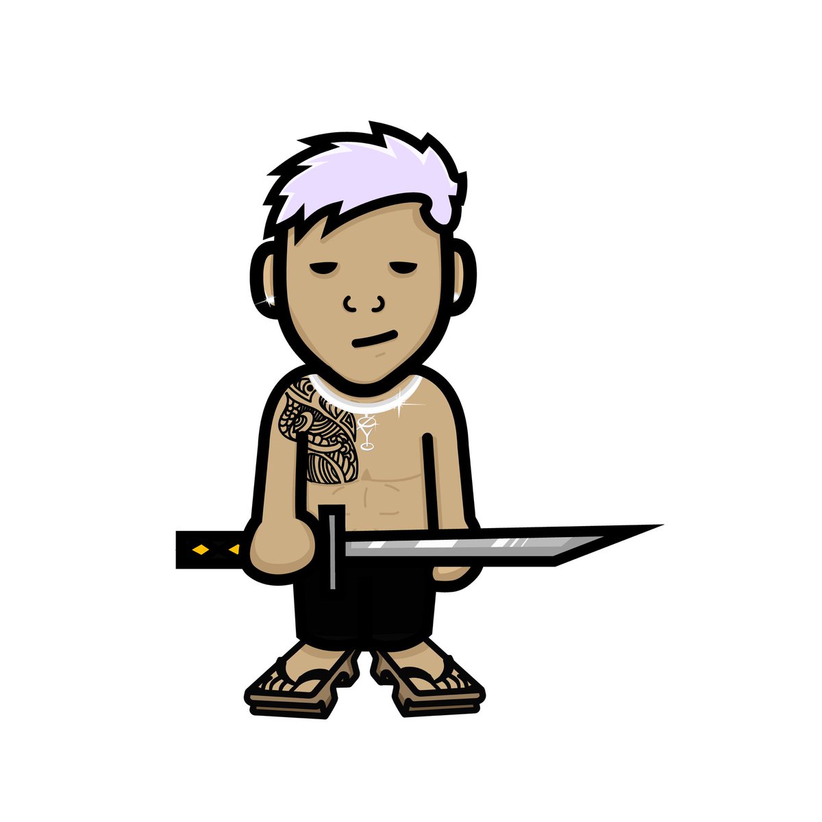 thekavaishow's tweet photo. “Maybe sum Mushu”- Samurai Kavai 

Project “Hi Kavai”. Inspired by Vibes from my favorite child hood tv show “Samurai Jack”. Merch line comin real real soon have a great day 🤙🏽 https://t.co/kOeEa65pTr