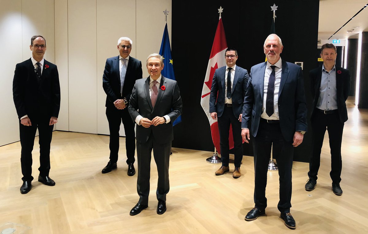 Embassy of Canada to Belgium and Luxembourg (@canembbelux) on Twitter photo Collaborating with industry & innovation-led investors <a href="/PuratosGroup/">Puratos Group</a> is key to keeping 🇨🇦’s agri-food sector competitive, sustainable & high quality! Strengthening global food supply chains is a team effort and Canada can offer accessibility, safety and stability. Collaborating with industry & innovation-led investors <a href="/PuratosGroup/">Puratos Group</a> is key to keeping 🇨🇦’s agri-food sector competitive, sustainable & high quality! Strengthening global food supply chains is a team effort and Canada can offer accessibility, safety and stability.