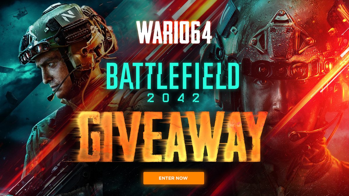 Wario64's tweet photo. Enter for a chance to win 1 of 5 copies of Battlefield 2042 (PC Origin) via 2Game (giveaway closes on Nov 19th) https://t.co/NI7ogPMLgu #ad https://t.co/kq1ZK0RoHd