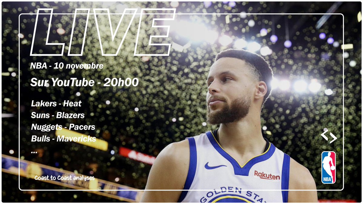 CTC_Analyses's tweet photo. Énorme live #NBA qui se prépare #TeamParieur #TeamCTC

13 matchs dans cette soirée avec notamment :

#NewYorkForever x #FearTheDeer 
#BullsNation x #MFFL 
#ValleyProud x #RipCity 
#LakeShow x #HEATCulture 

Quels #pronos prendre ? Quels pièges éviter ? On se retrouve sur YouTube https://t.co/ic2h6xUjwb