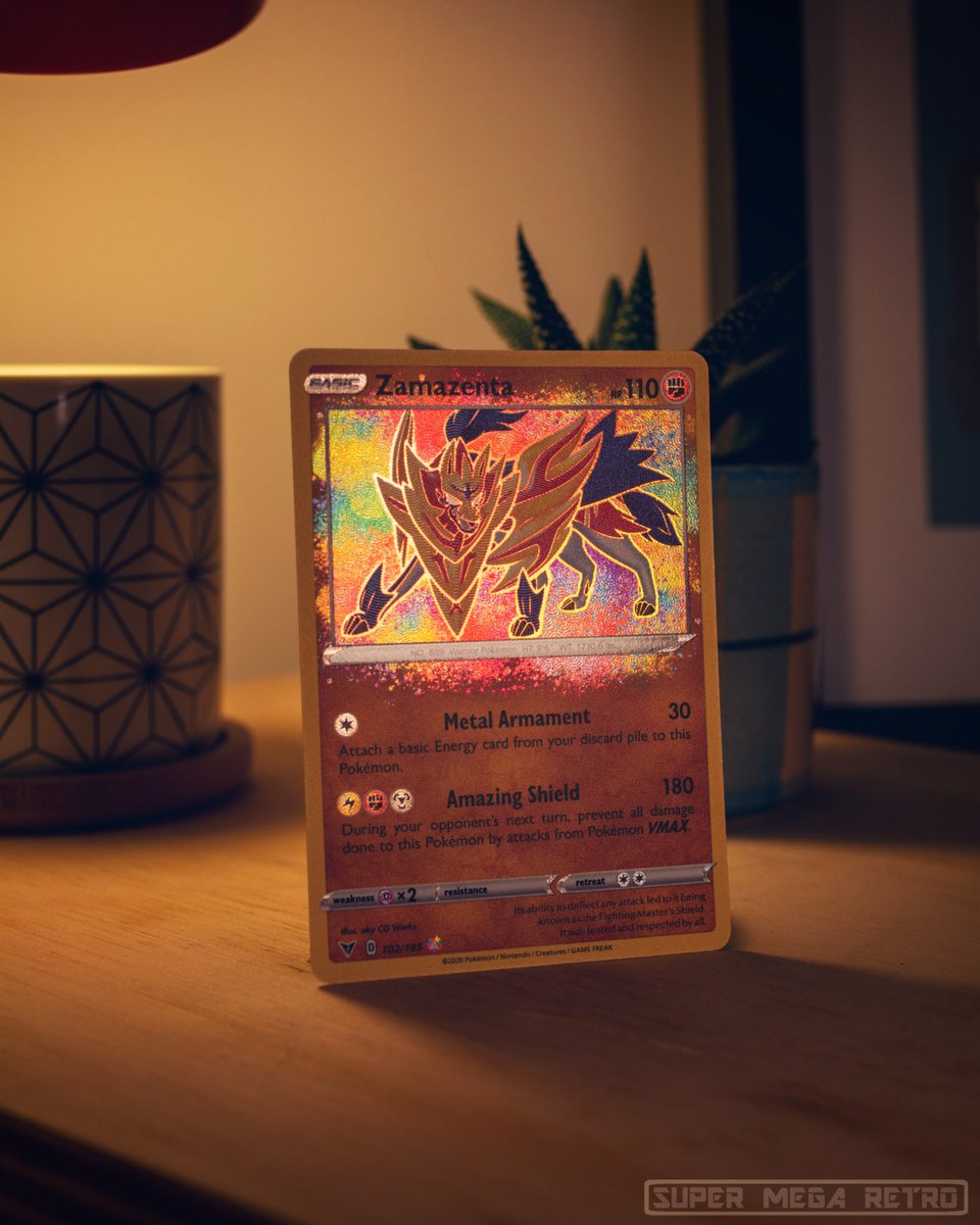 SuperMegaRetro's tweet photo. I've Got the Scent-a for Zamazenta
#AmazingRares #Pokemon #Zamazenta
#StaySuperMegaRetro https://t.co/xOkY5q1n4g