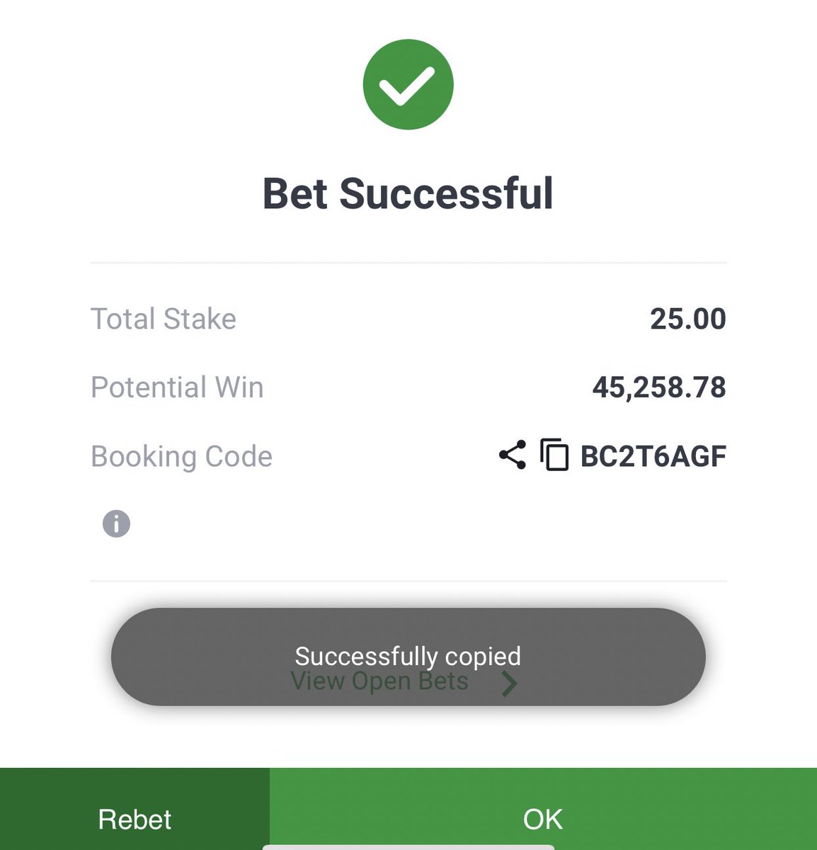OddsVillage's tweet photo. Sporty. 
5gh and a dream. 
#OddsWareHouse🍀⚱️  
Market Day ⚽️
.
Sporty👉🏽 BC2T6GF8  (60 odds)
.
Sporty👉🏽 BC2T6AGF  (950 odds)
.
Edit to your satisfaction!!!
Retweet for others to stake !!!! https://t.co/hiNOML5fZ6
