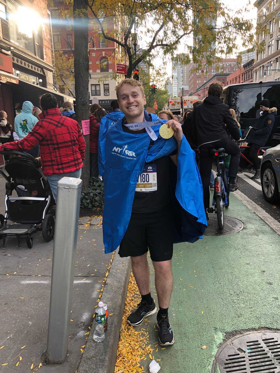 leagueapps's tweet photo. ICYMI: Two of our teammates, Mike Belt + Marika Akkerman, ran the NYC marathon Sunday &amp; raised $6,111 for our #FundPlay partner @RallyCap_Sports! We're so proud of them &amp; excited about the difference their fundraising will make. Learn more about RallyCap: https://t.co/QCB6hgnTpj https://t.co/7fqkBWAEv2
