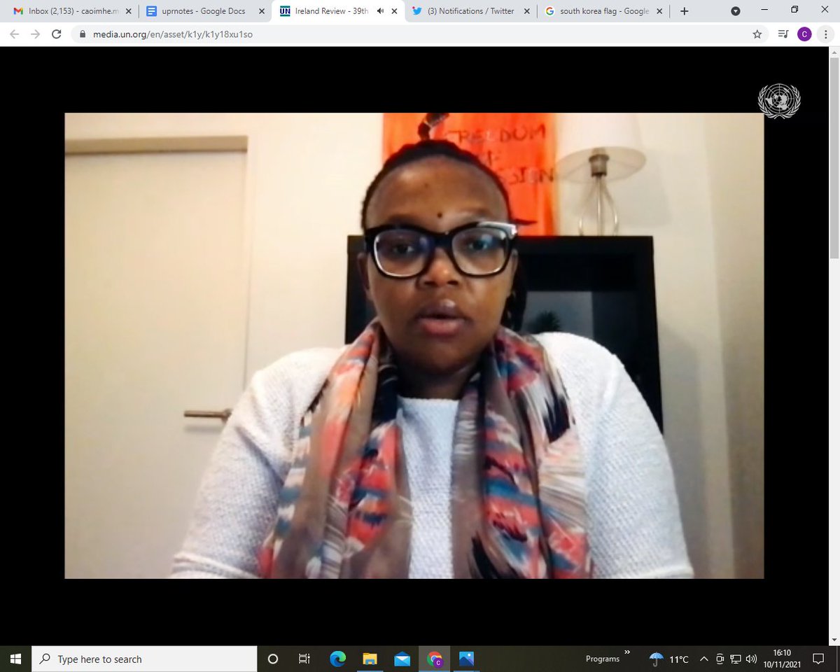 PaveePoint's tweet photo. South Africa highlights need for National Action Plan Against Racism to protect minorities including Travellers & Roma #UPR30 #Ireland #HumanRights https://t.co/KkmL8cpztV