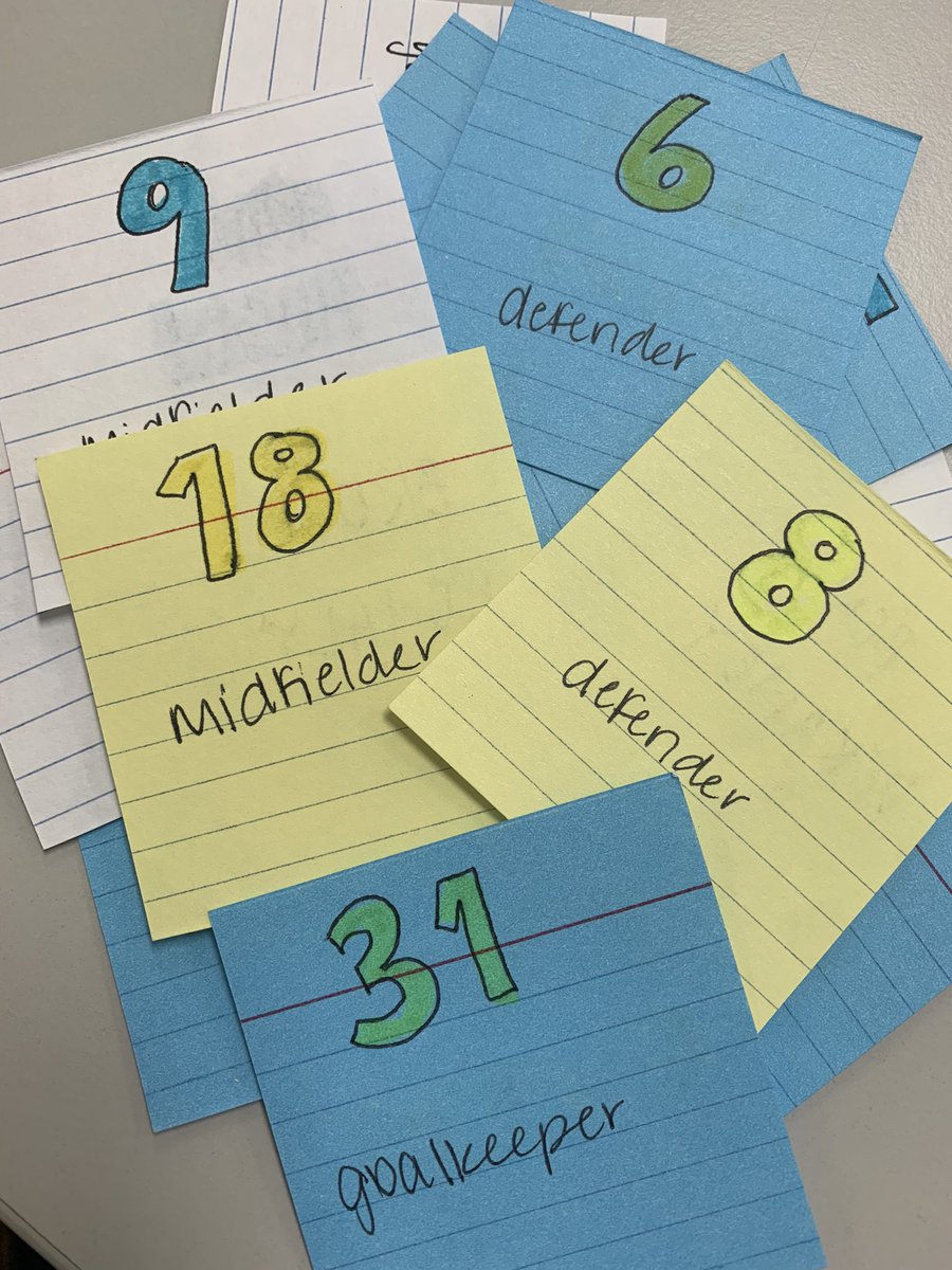 DanielCommaR's tweet photo. Yes I made flash cards for the soccer game tonight.
I take my role as a sports journalist very seriously.
I will be using the hashtag #losjets (if I remember) for game updates. But honestly might as well follow me while you’re here. https://t.co/owqoCtRQrc