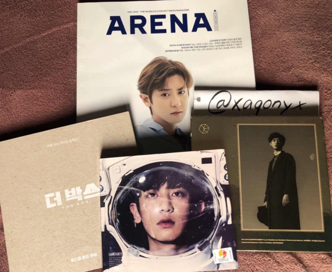 xaqonyx's tweet photo. 🌸BIG CHANYEOL BDAY GA🌸

1st Price: 
- Chanyeol Arena Homme Magazine
- The Box CD
- SFY CD Chanyeol Cover
- EXODUS CD Chanyeol Cover

2nd and 3rd Prince:
- 1 surprise CD each (Chanyeol covers)

🌸 RETWEET
🌸 Follow me

~end 27/11~

💕GOOD LUCK💕

@weareoneEXO #EXO #CHANYEOL https://t.co/pUgs8pUqUx
