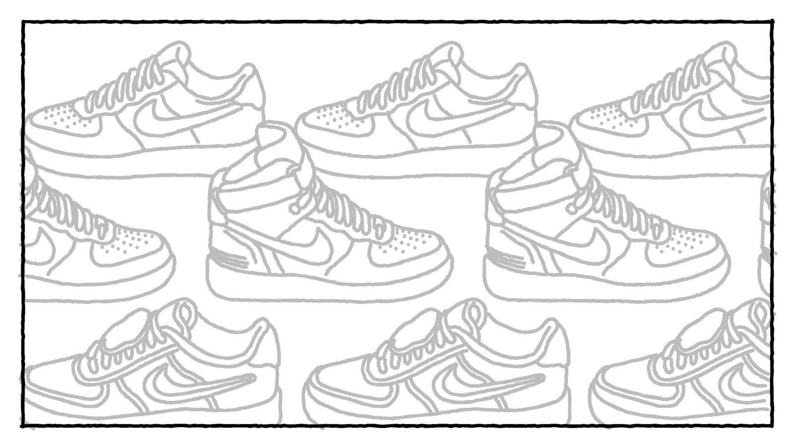 Silueta af1 sale