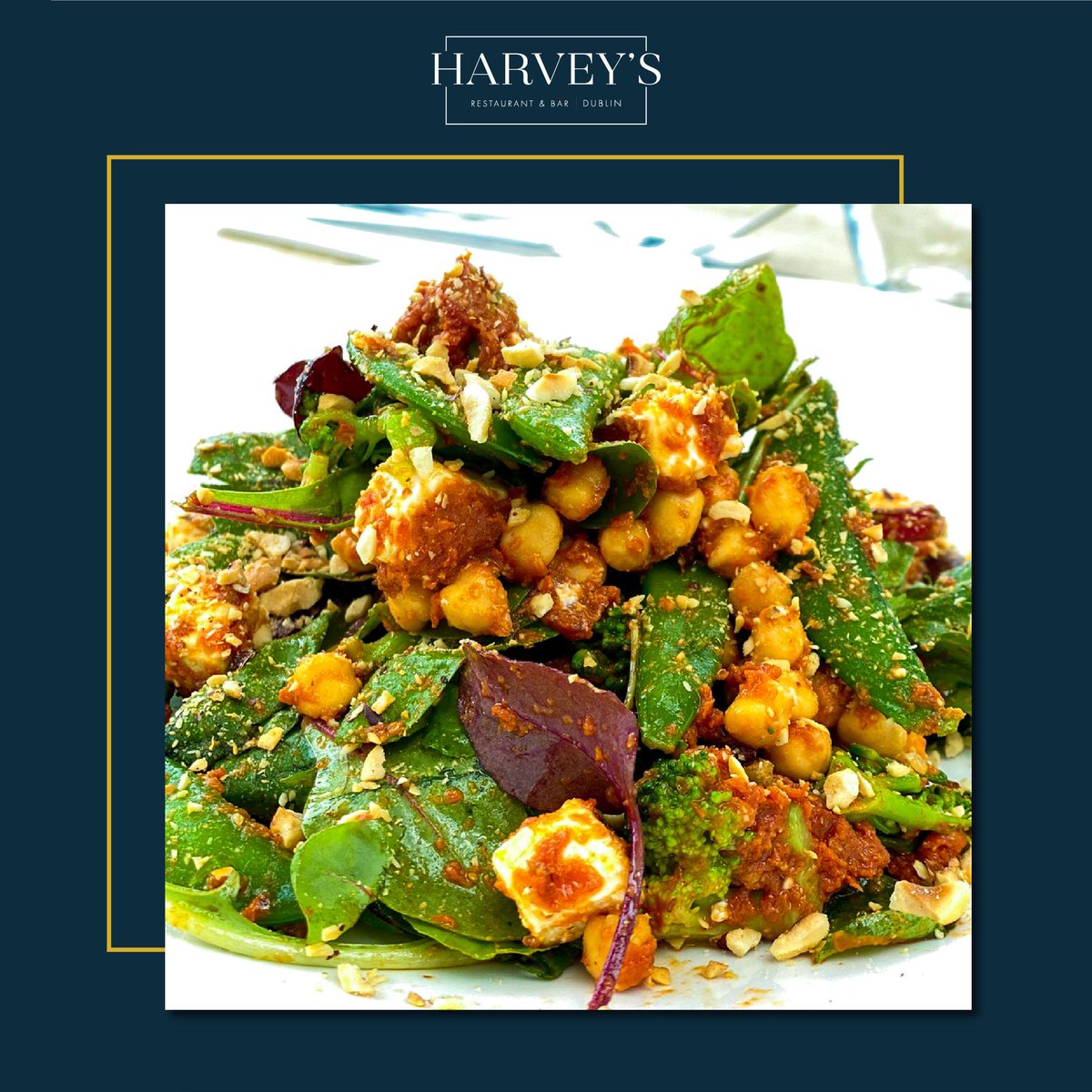 Looking for a light lunch? Try our broccoli, feta cheese, chickpea, and hazelnut salad. 

Book now via Open Table.

#harveysdublin #harveysdundrum <a href="/AtalianServest/">AtalianServest</a>
