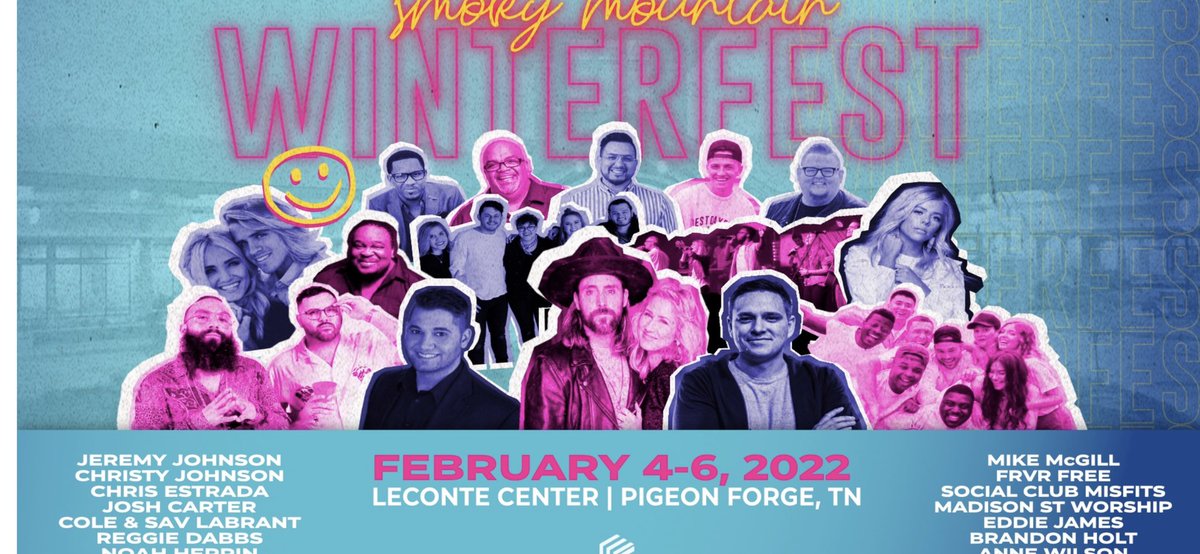 In just 86 days, Winterfest will return to the mountains of Tennessee!  Space is limited - so now is the time to register your students for this anointed weekend at the LeConte Center in Pigeon Forge. For info and to register, visit mywinterfest.org.