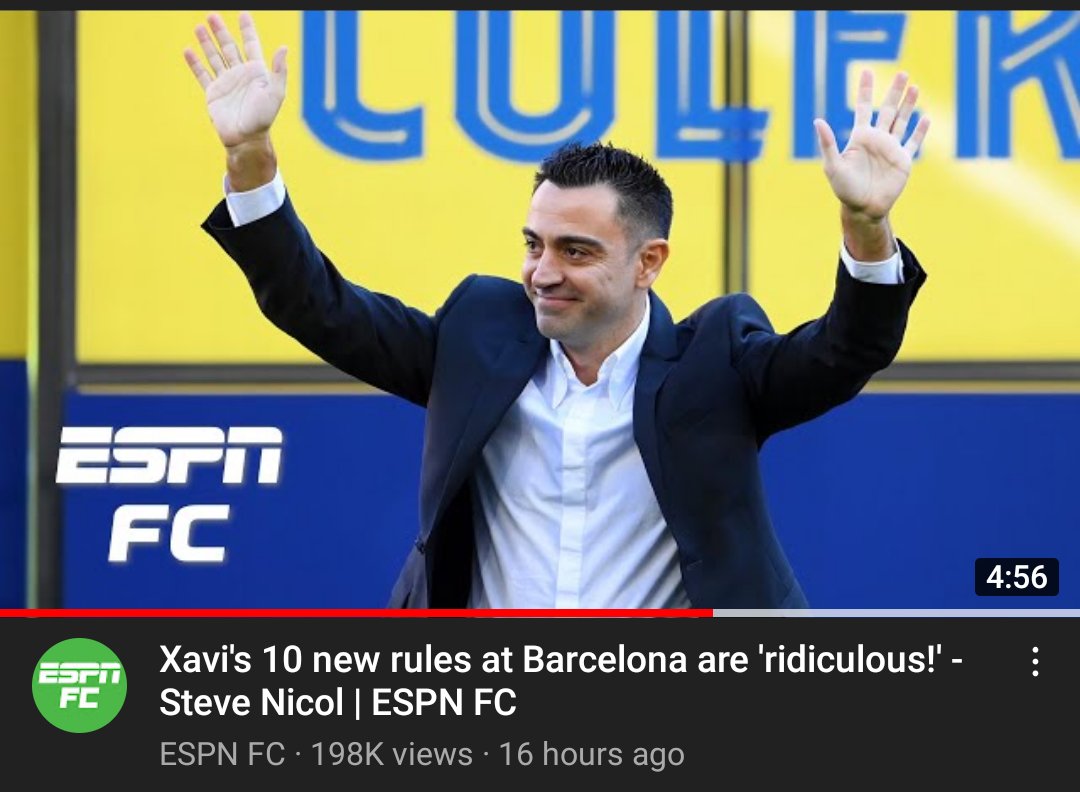 Bri_an2's tweet photo. ESPN FC hates Xavi 😭😭 https://t.co/oSgKfE0YGv