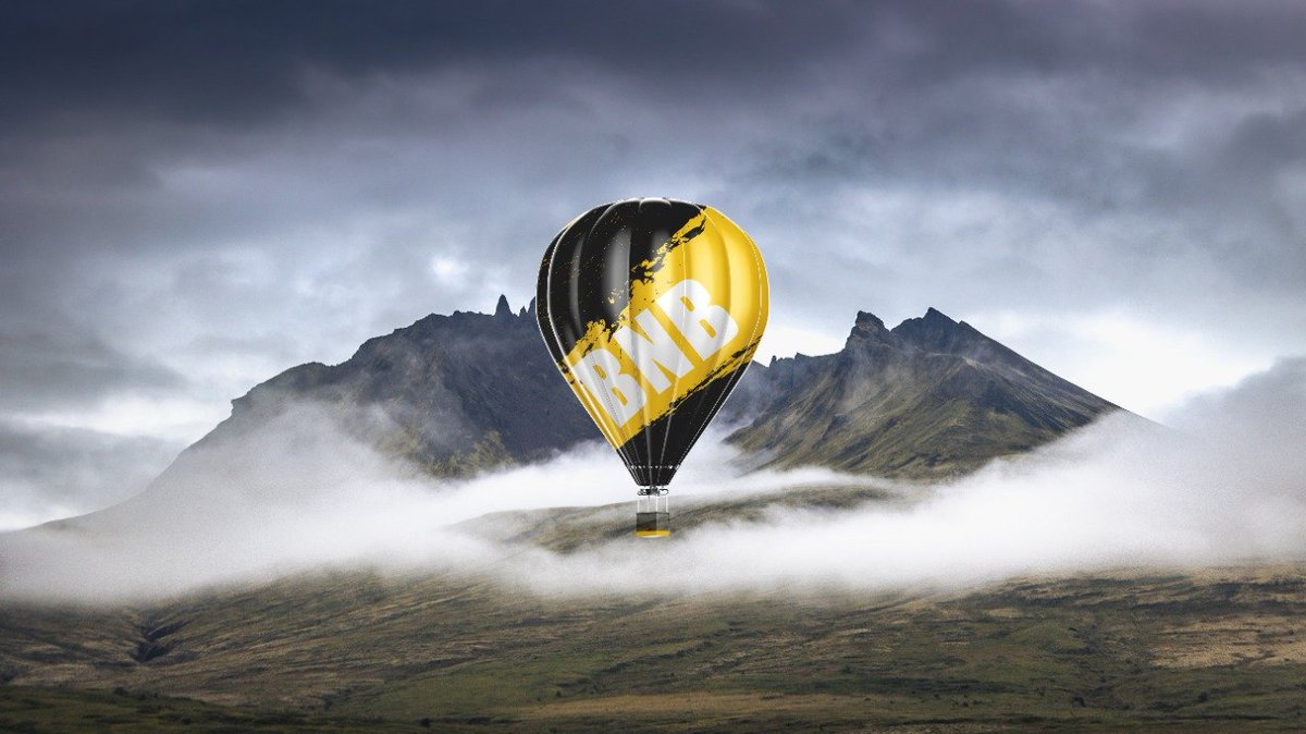 #BNB high in the sky