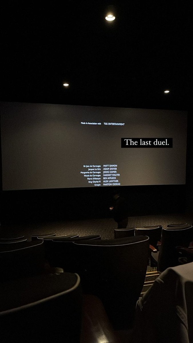The last duel.