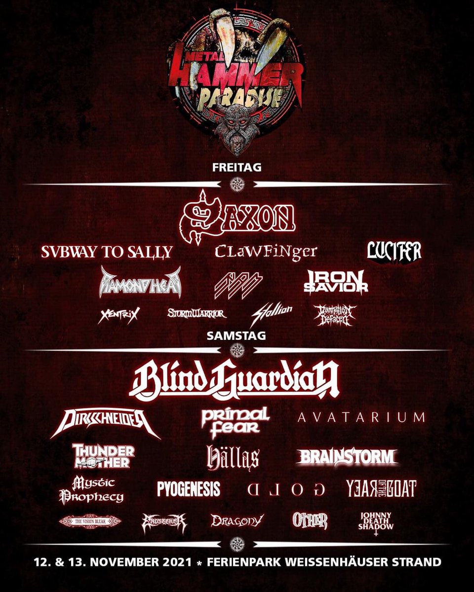 This Friday: Metal Hammer Paradise \m/ <a href="/metalhammer_de/">Metal Hammer</a> @WeissenhStrand #stormwarrior #norsemen #tour