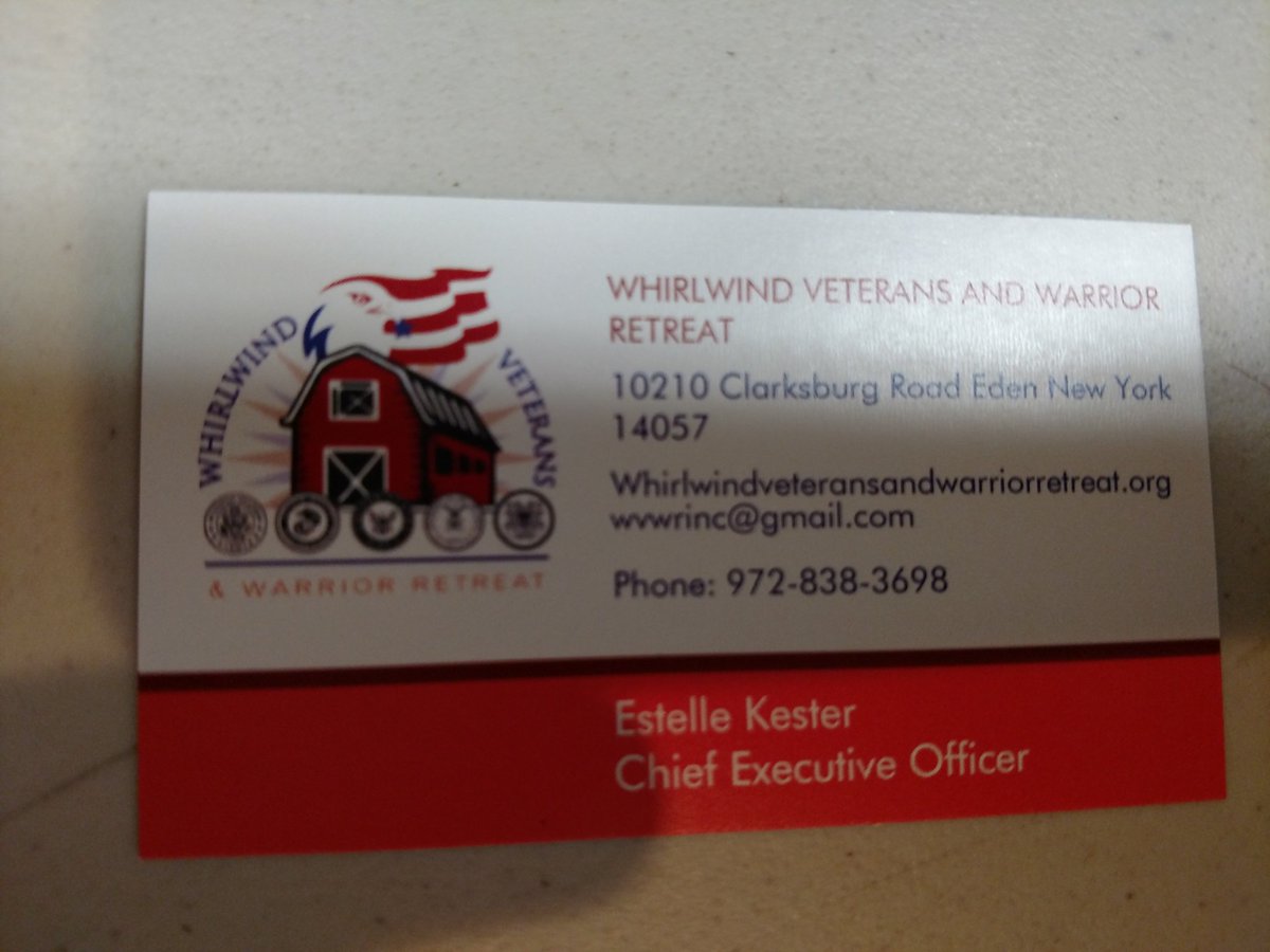 We were proud to help award the profits of our annual Chiefs council golf tournament to this wonderful organization located in our own community. <a href="/SnapFlow69/">Reid Ferguson</a> of the Bills has also been involved with this organization. They do wonderful work with local veterans <a href="/NCollinsFire/">North Collins Fire</a>