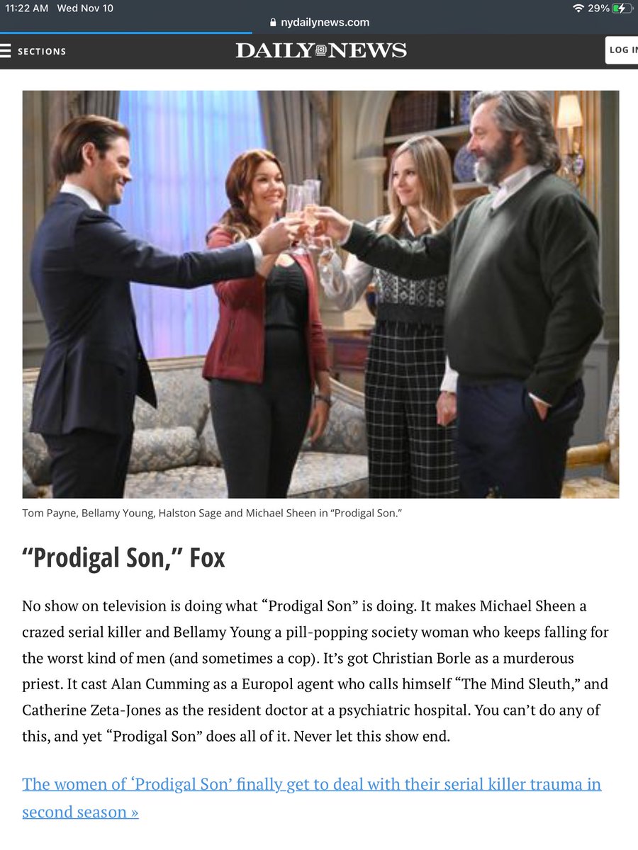 Phoenix_Ranger's tweet photo. @thestormwithin @FOXTV @kateefeldman @NYDailyNews This was one of the best descriptions for one of the best shows to ever exist - Prodigal Son. A show that undeniably deserves a Season 3 &amp; which has a fandom that is STILL growing and STILL fighting for it even 184 days out from its’ cancellation. #SaveProdigalSon #ProdigalSon https://t.co/o9N404KXoc